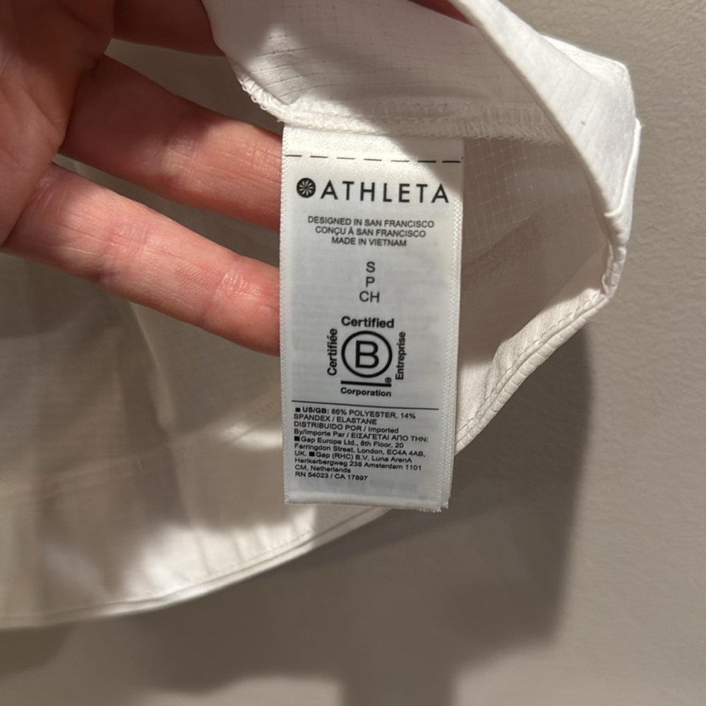Athleta Boundless Tank Camisole Elegant White Sleeveless Top - Picture 7 of 7